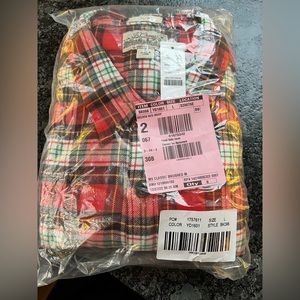 Slim midweight brushed flannel workshirt in regenerative cotton